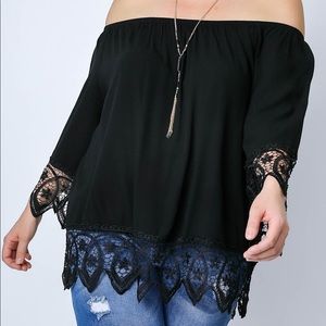 Davi & Dani Boho Crochet Top